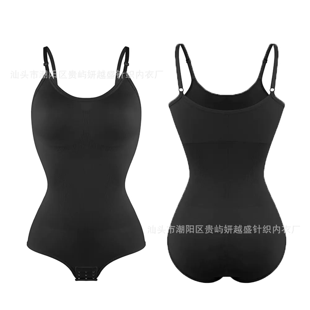 Plus Size Body Shaping Bodysuit with Butt Lift Design