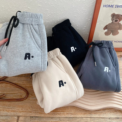 Children's Plush Sweatpants for Boys and Girls