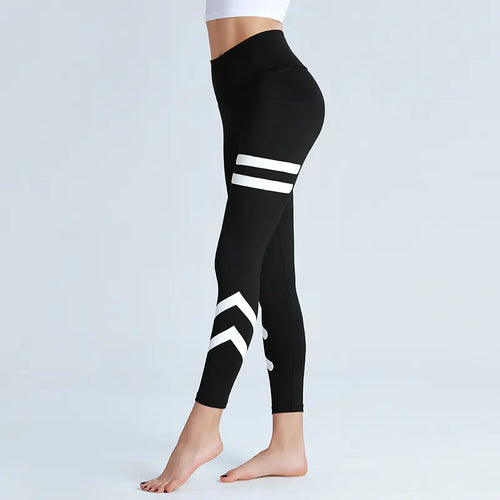 Women's Fitness Double Circle Printed Yoga Hot Pants