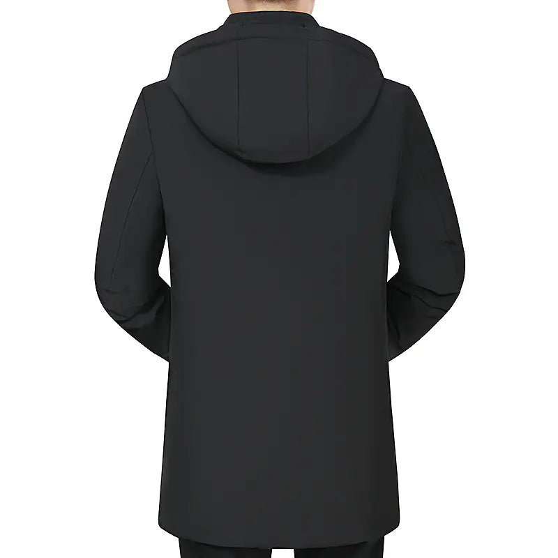 Men's Thickened Hooded Cotton-Padded Jacket (Large Size)