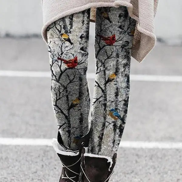 Hawaiian Style 3D Digital Print Leggings for All