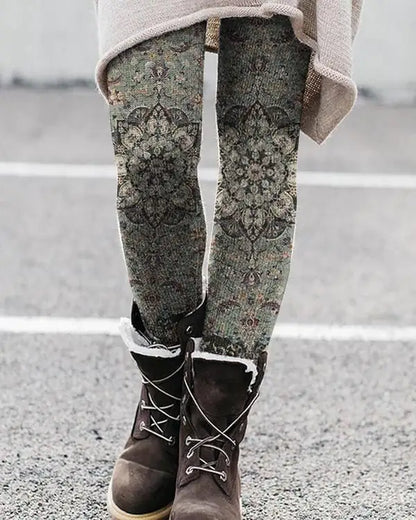 Hawaiian Style 3D Digital Print Leggings for All