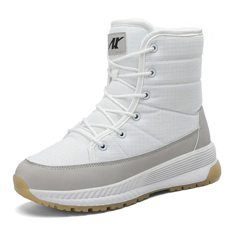 Mid-Tube Outdoor Velvet Warm Down Cotton Boots