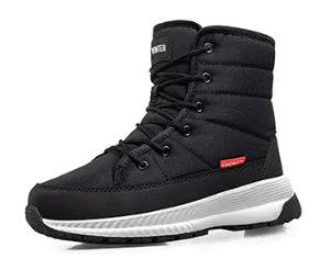 Mid-Tube Outdoor Velvet Warm Down Cotton Boots