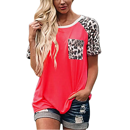 Spring/Summer 2020 Women's Leopard Print T-Shirt