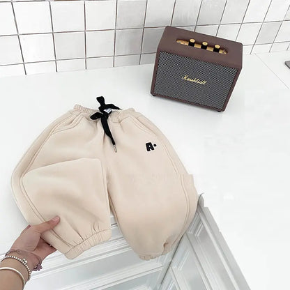 Children's Plush Sweatpants for Boys and Girls