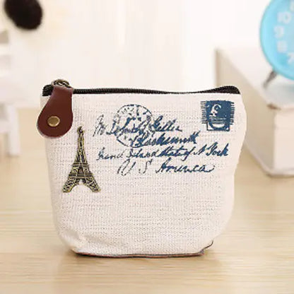 Fashion Retro Coin Purse, Cute Large Capacity Key Bag