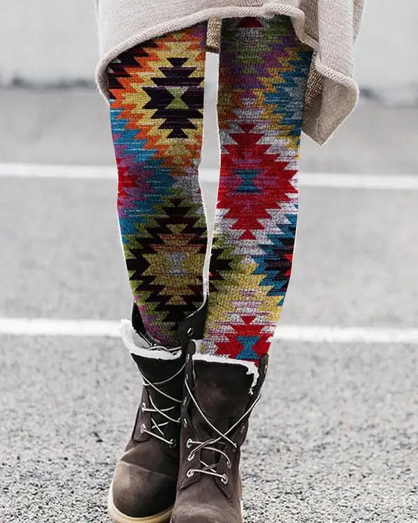 Hawaiian Style 3D Digital Print Leggings for All