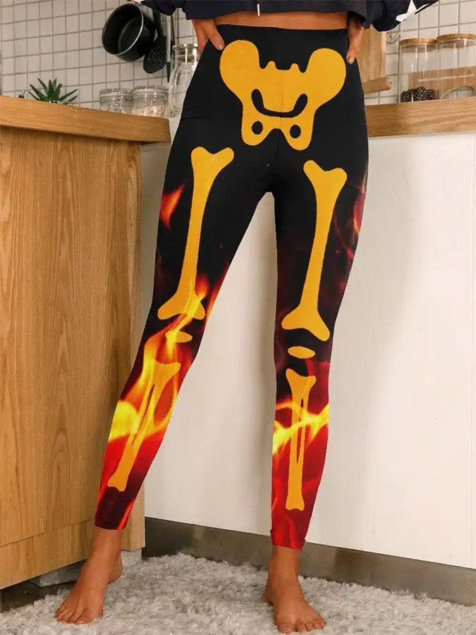 Hawaiian Style 3D Digital Print Leggings for All