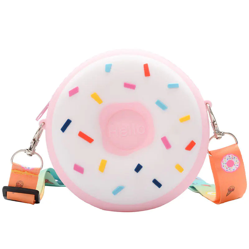 Cute Princess Donut Bag & Mini Silicone Coin Purse