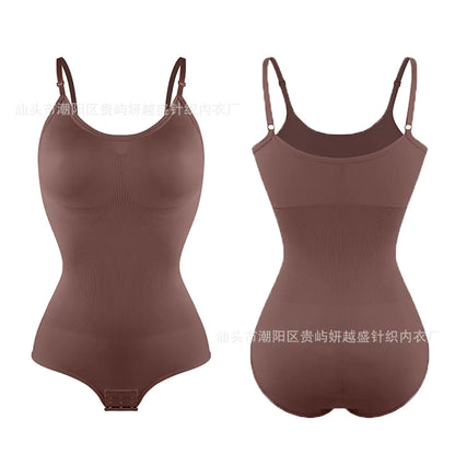 Plus Size Body Shaping Bodysuit with Butt Lift Design