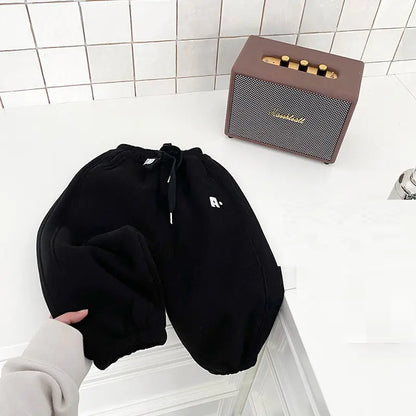 Children's Plush Sweatpants for Boys and Girls