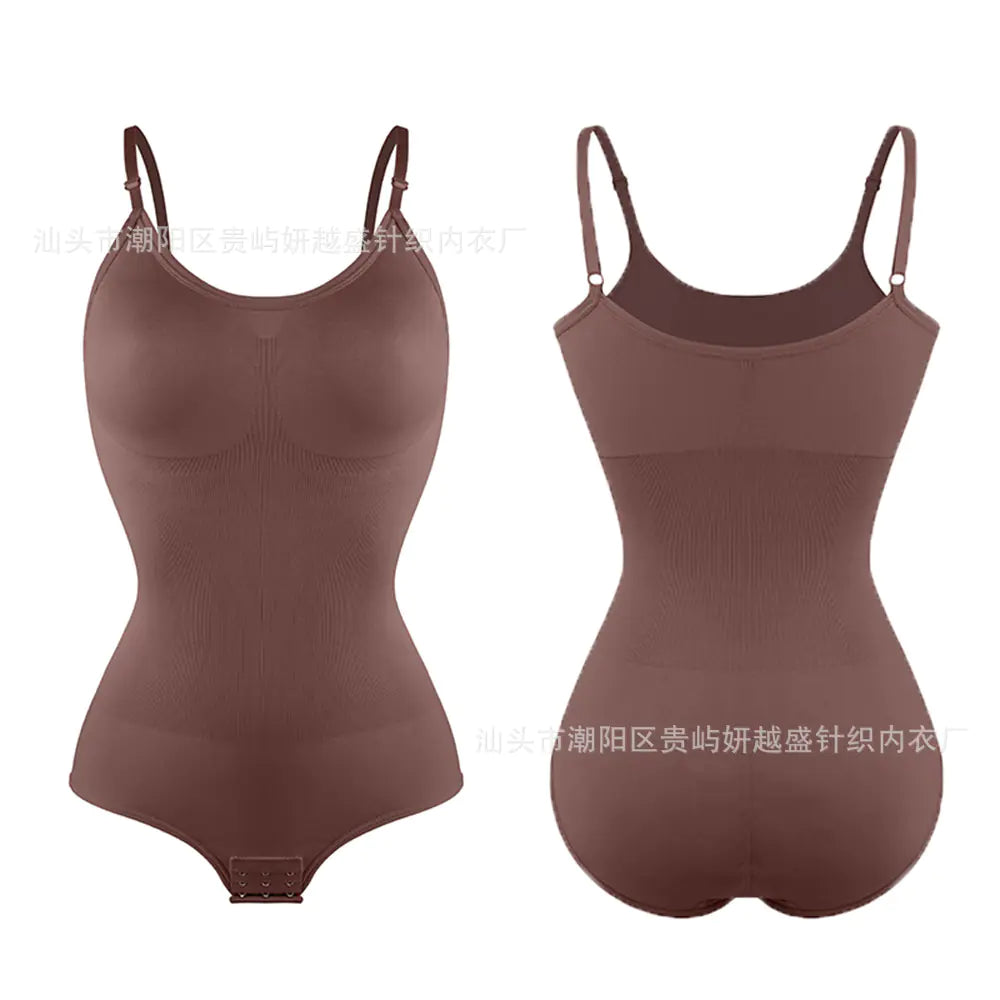 Plus Size Body Shaping Bodysuit with Butt Lift Design