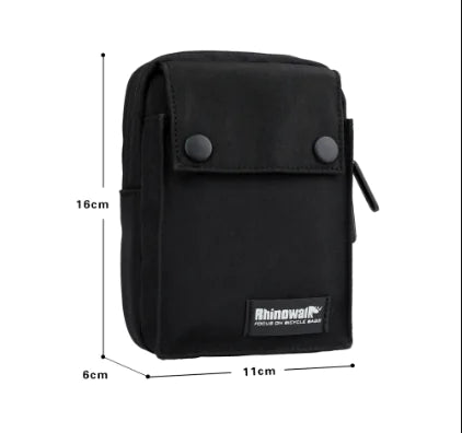 Water-Repellent Bicycle Front Bag with Triangle Belt