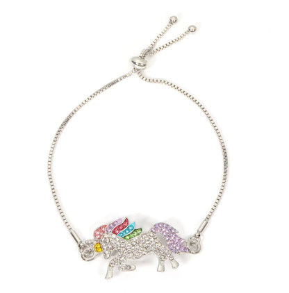 Unicorn Enamel Bracelet for Kids' Decorative Wear