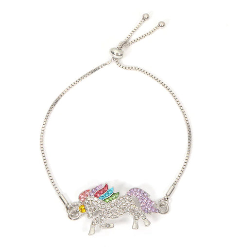 Unicorn Enamel Bracelet for Kids' Decorative Wear