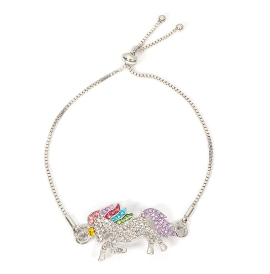Unicorn Enamel Bracelet for Kids' Decorative Wear
