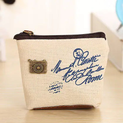 Fashion Retro Coin Purse, Cute Large Capacity Key Bag