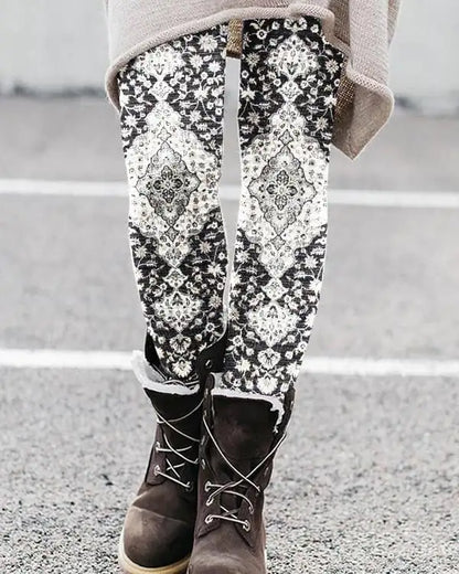 Hawaiian Style 3D Digital Print Leggings for All