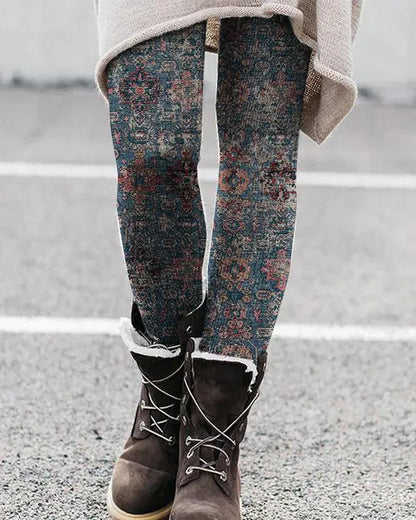 Hawaiian Style 3D Digital Print Leggings for All