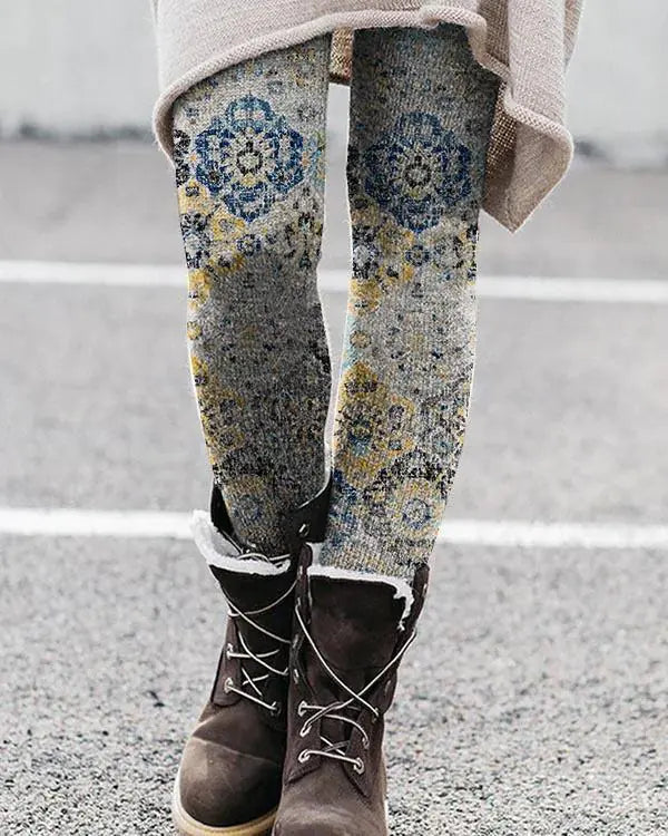 Hawaiian Style 3D Digital Print Leggings for All