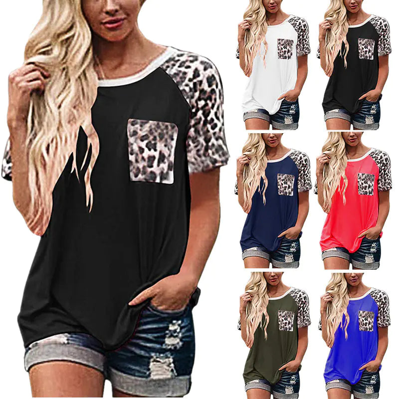 Spring/Summer 2020 Women's Leopard Print T-Shirt