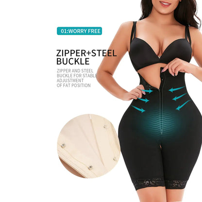 High Waist Zippered Slimming Butt-Lift Underwear