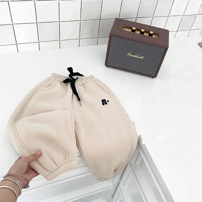 Children's Plush Sweatpants for Boys and Girls