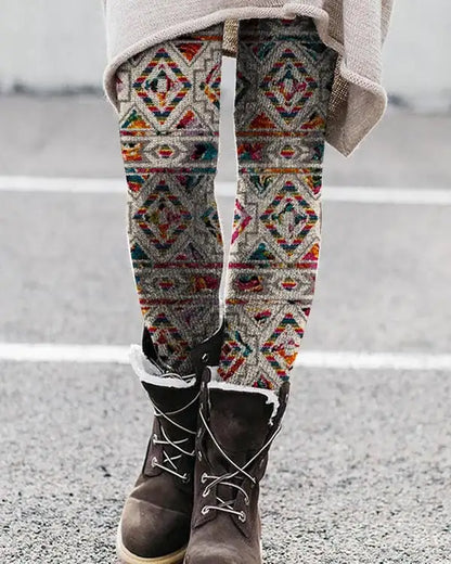 Hawaiian Style 3D Digital Print Leggings for All