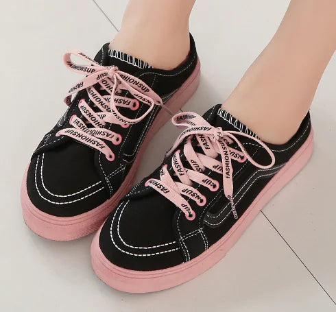 Heelless Half Slippers for Ladies - Casual Fashion