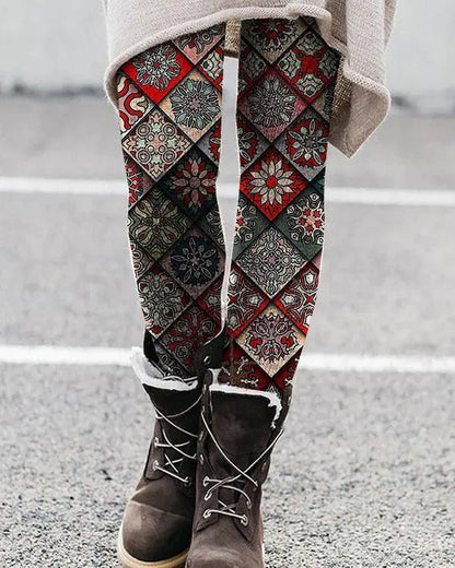 Hawaiian Style 3D Digital Print Leggings for All