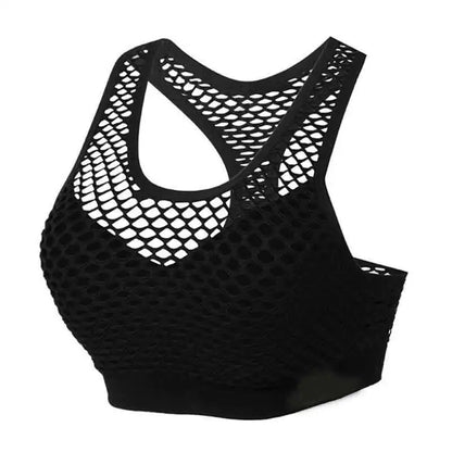 Breathable Sports Bra with Quick-Dry Vest Style