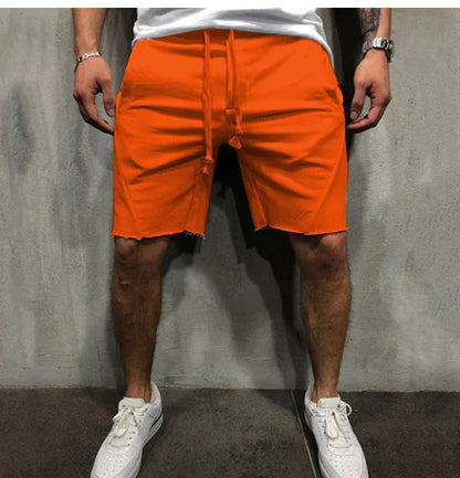 Men's Color Block Sports Shorts - Trendy Summer Style