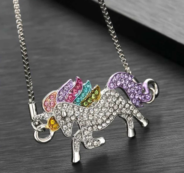 Unicorn Enamel Bracelet for Kids' Decorative Wear