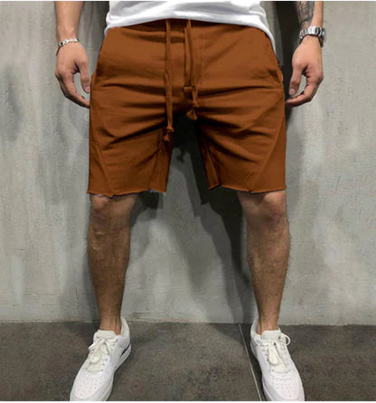 Men's Color Block Sports Shorts - Trendy Summer Style