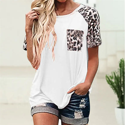 Spring/Summer 2020 Women's Leopard Print T-Shirt