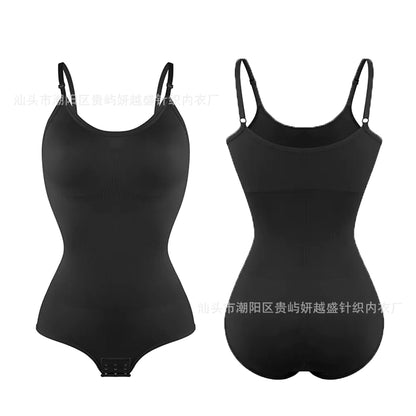 Plus Size Body Shaping Bodysuit with Butt Lift Design