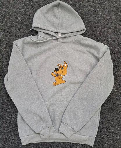 Korean Plus Velvet Hooded Sweater for Women