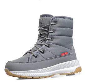 Mid-Tube Outdoor Velvet Warm Down Cotton Boots