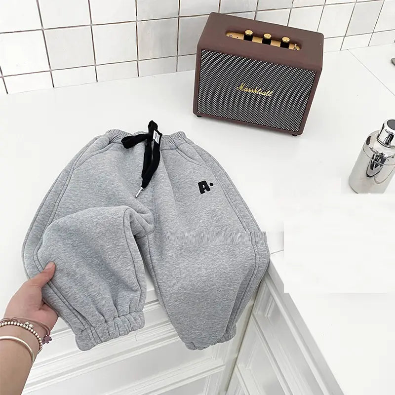 Children's Plush Sweatpants for Boys and Girls