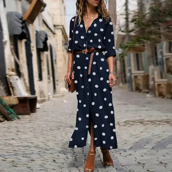 Long Shirt Dress with Flowy Design