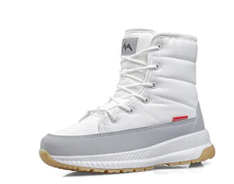 Mid-Tube Outdoor Velvet Warm Down Cotton Boots