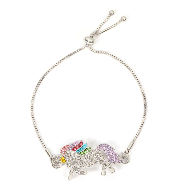 Unicorn Enamel Bracelet for Kids' Decorative Wear