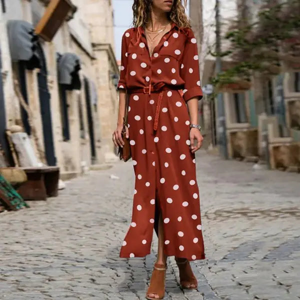 Long Shirt Dress with Flowy Design