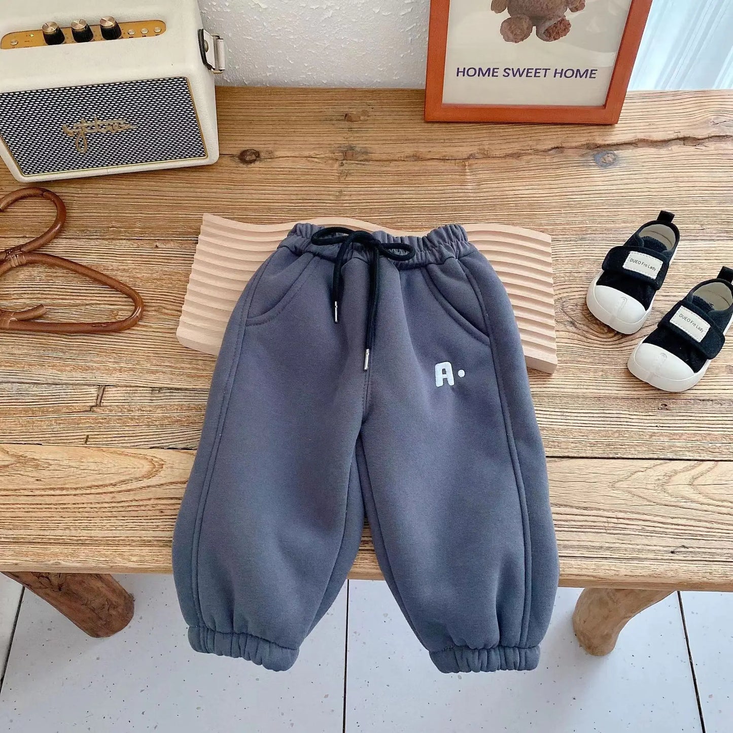 Children's Plush Sweatpants for Boys and Girls