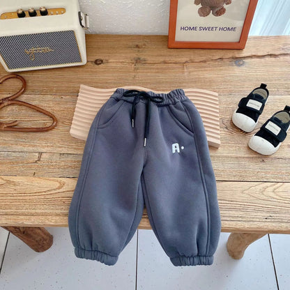 Children's Plush Sweatpants for Boys and Girls