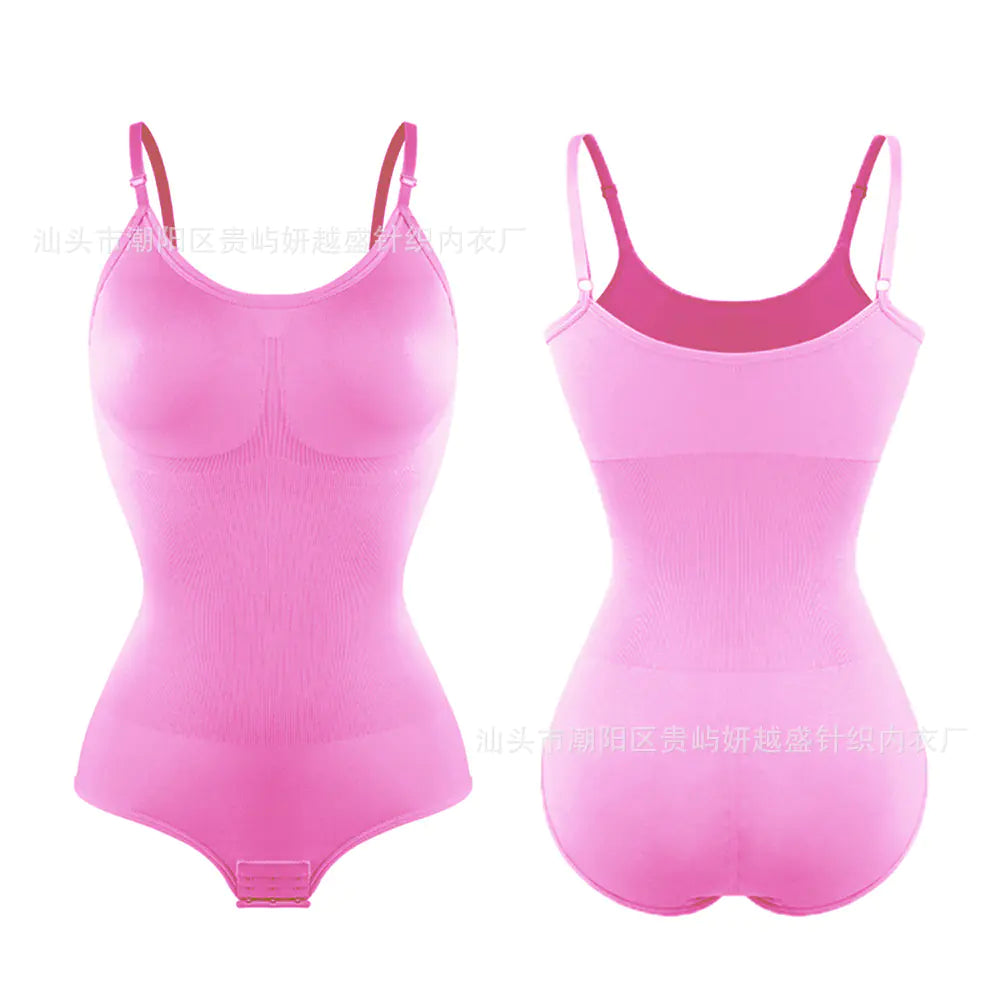 Plus Size Body Shaping Bodysuit with Butt Lift Design