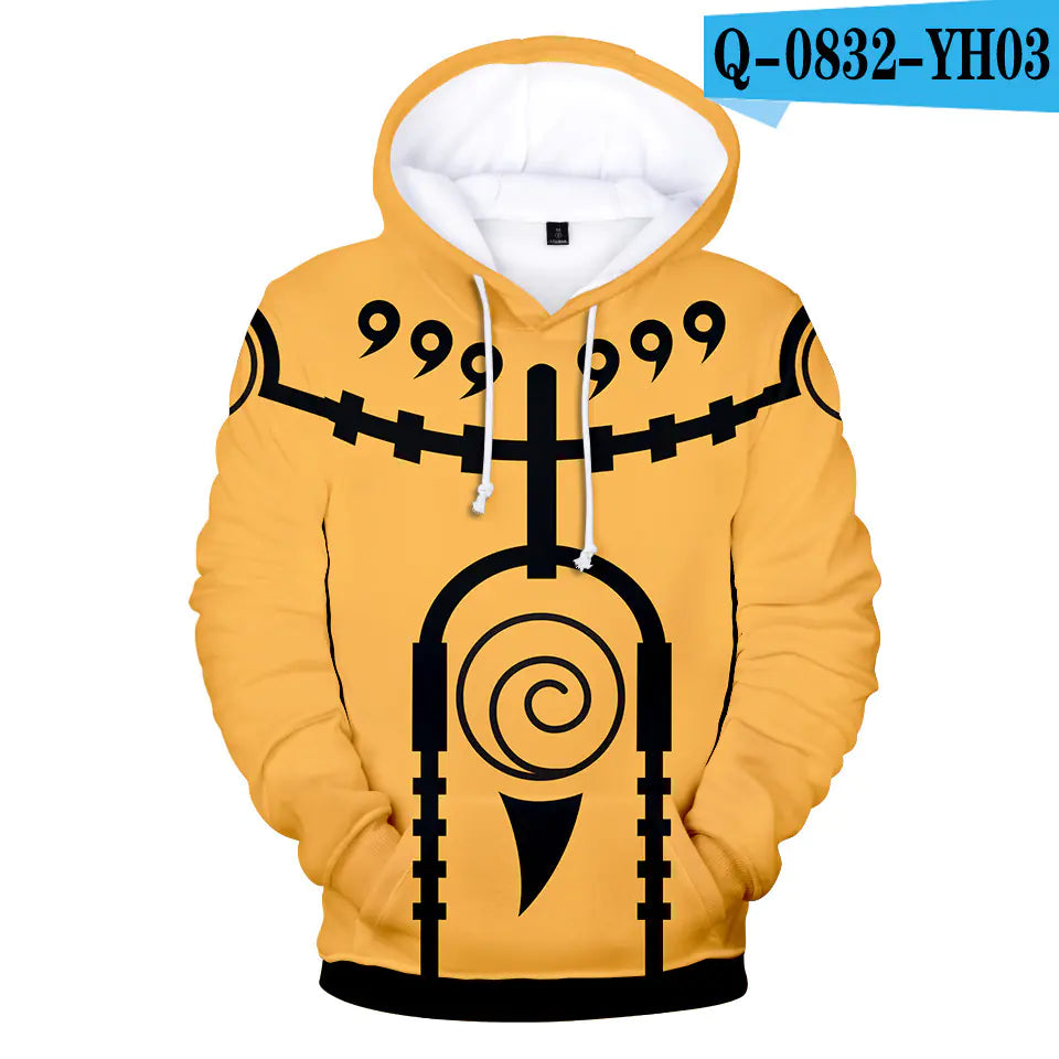 Naruto Printed Digital Hoodie