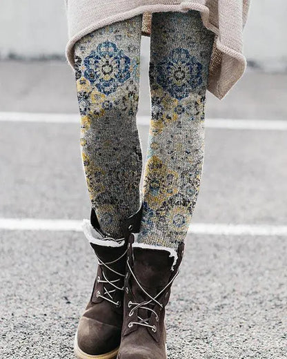 Hawaiian Style 3D Digital Print Leggings for All