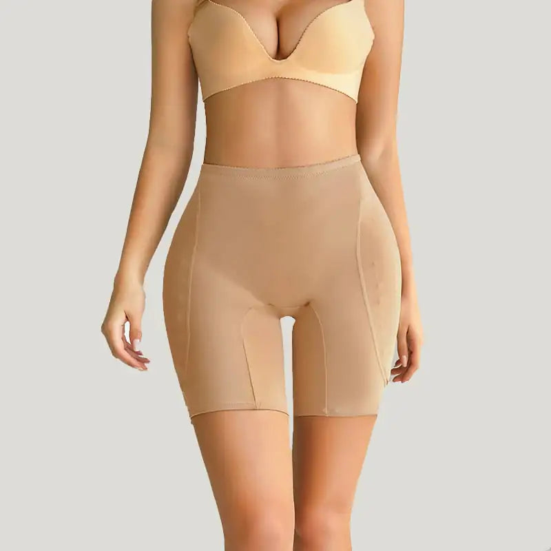 Women's Mid-Waist Sponge Pad Body Shaping Pants